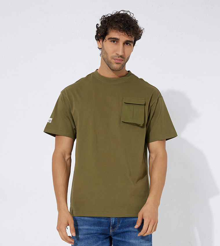 Aero Guys Adjustable Hem Boxy Fit T-Shirt