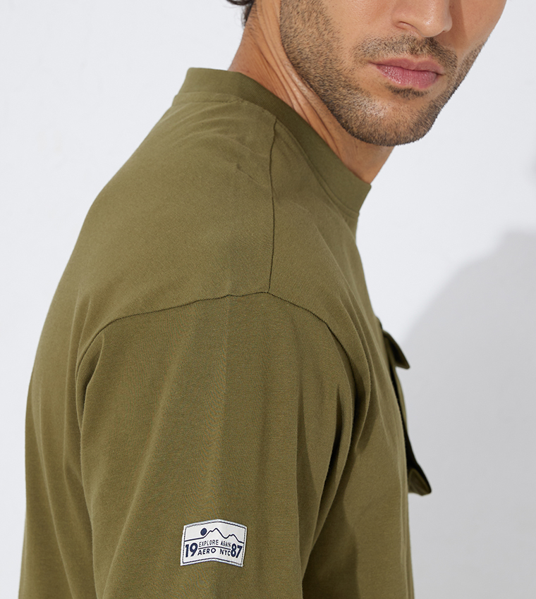 Aero Guys Adjustable Hem Boxy Fit T-Shirt