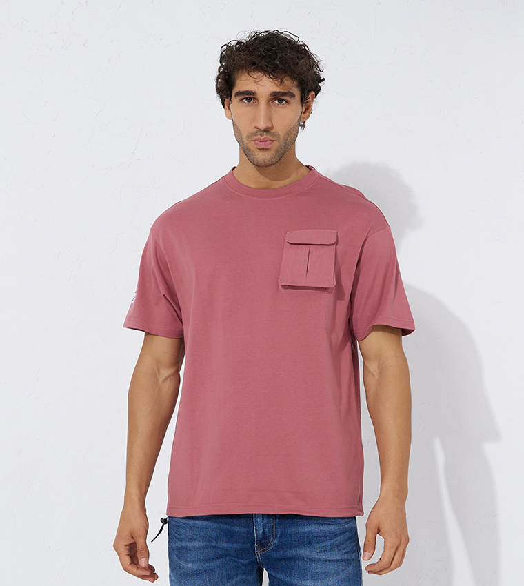 Aero Guys Adjustable Hem Boxy Fit T-Shirt