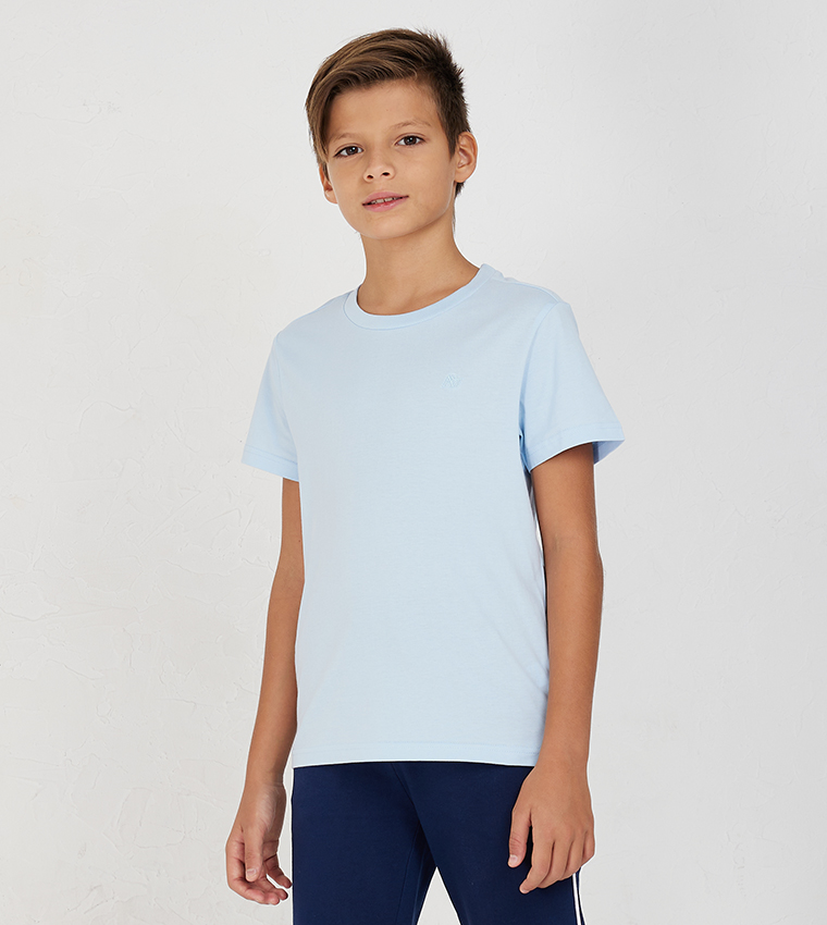 Aero Boys A87 Embroidered Crew Neck T-Shirt