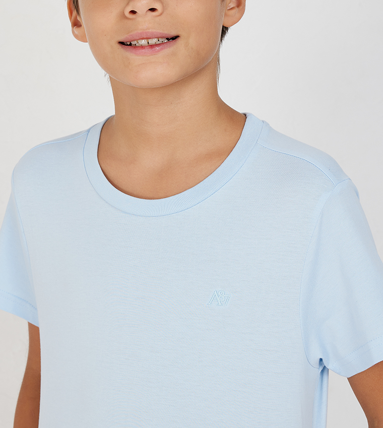 Aero Boys A87 Embroidered Crew Neck T-Shirt