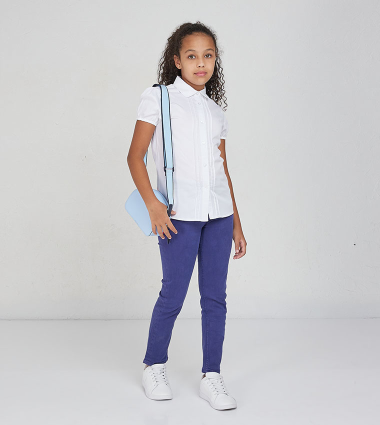 Aero Girl Pintuck Detail Shirt