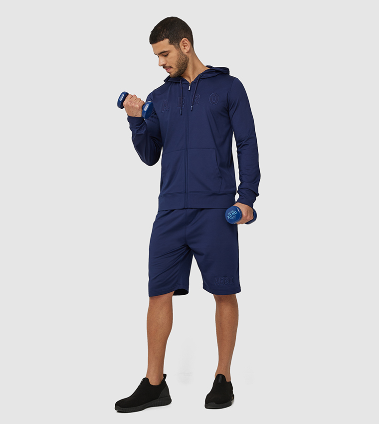 هودي رجالي مطرز وبسحاب 