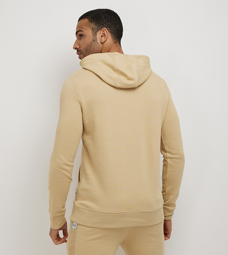 Buy Aeropostale Aero Men s Fleece Popover Hoodie In Beige 6thStreet Saudi Arabia