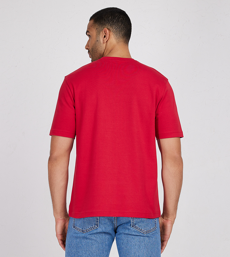 Aero Guys Solid Regular Fit T-Shirt