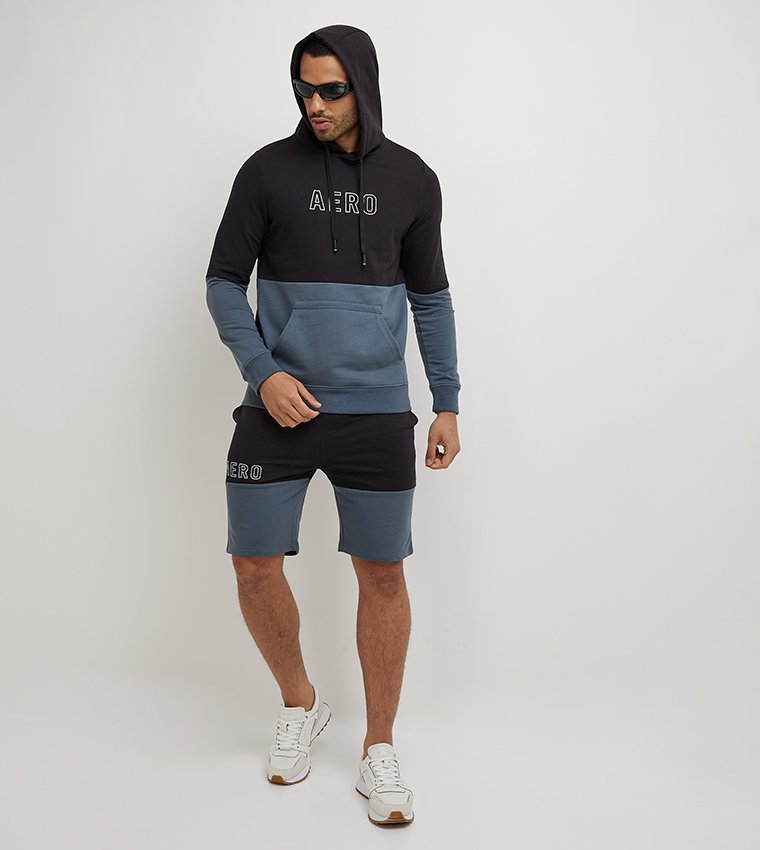 Aero Men's Color Block Hoodie