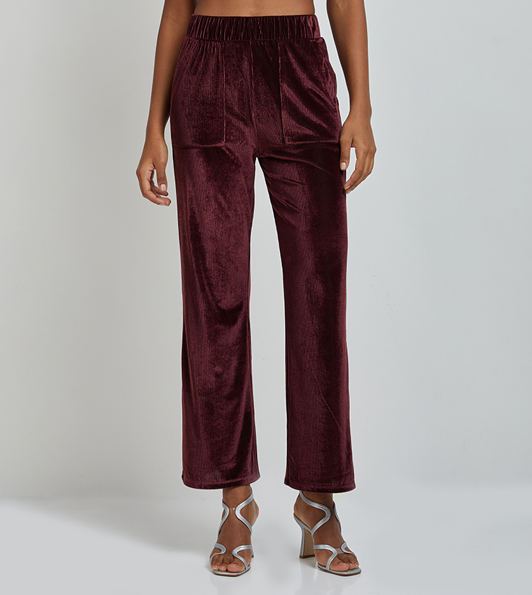 Aero Ribbed Wide Leg Pants