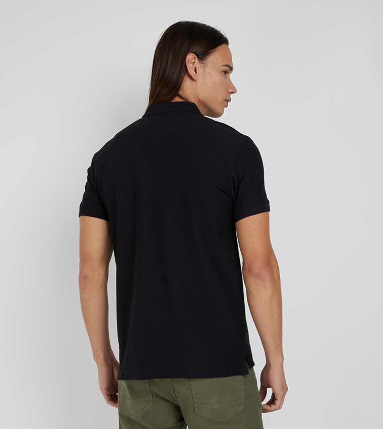 Aero Men's Logo Embroidered Polo T-Shirt