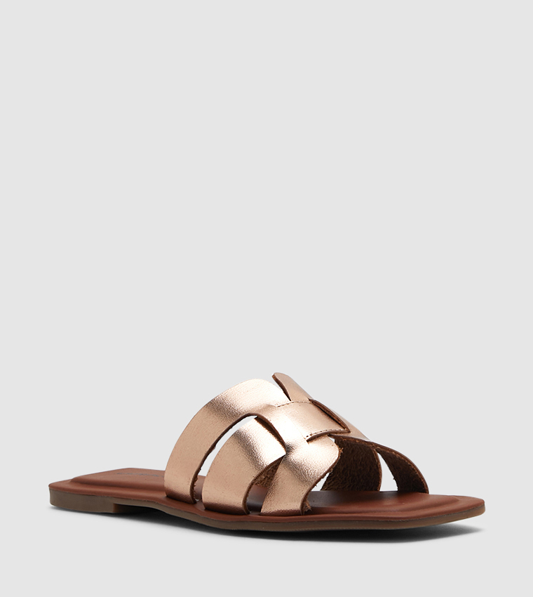 Cut out discount flat sandals