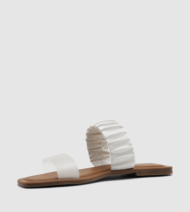 Color Block Flat Sandals