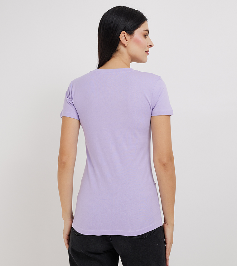 Aero Women Embroidered Short Sleeves Top