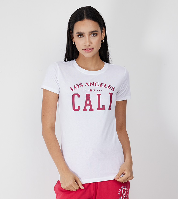 Aero Women Printed Short Sleeves T-Shirt