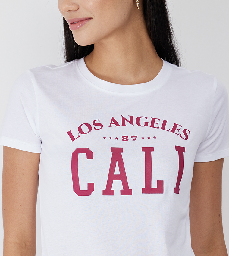 Aero Women Printed Short Sleeves T-Shirt