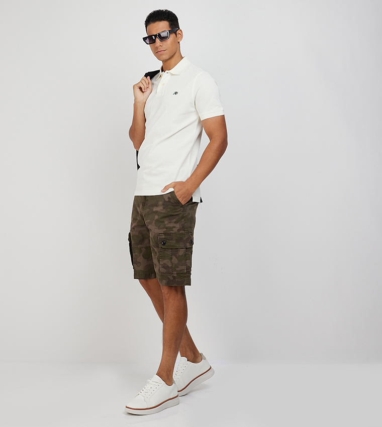 Short Cargo P.S. Aeropostale Garçon – Marron, Taille 7, En Très Bon état
