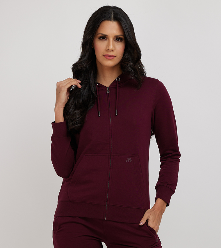 Aeropostale maroon clearance jacket
