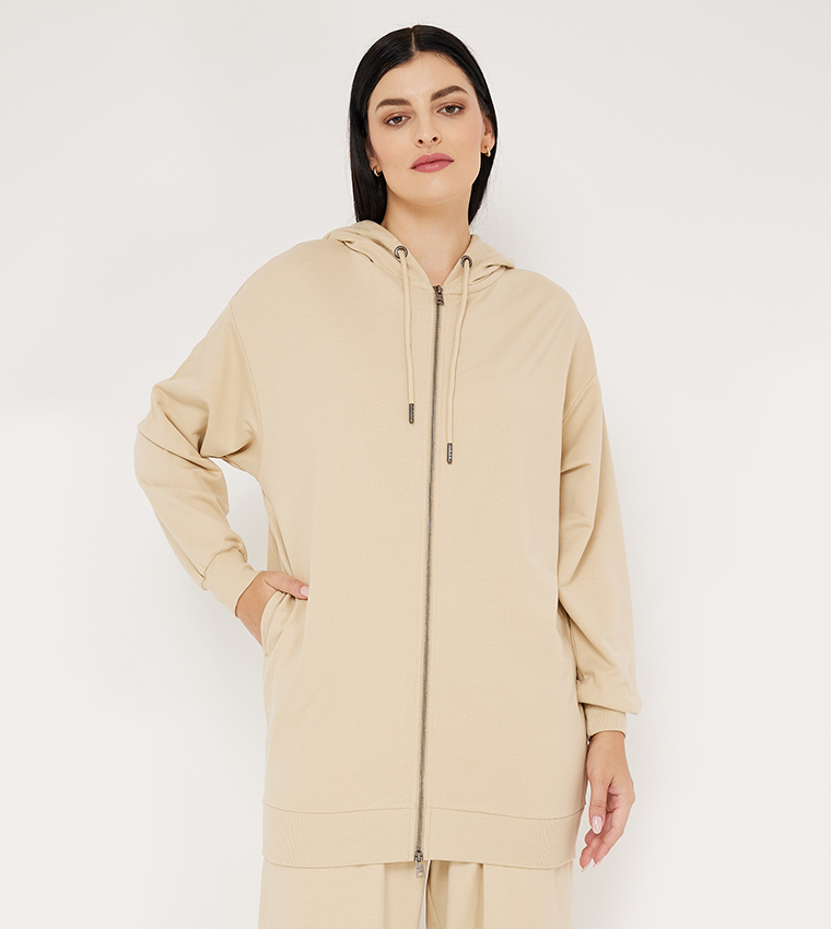 AERO Logo Embroidered Oversized Hoodie