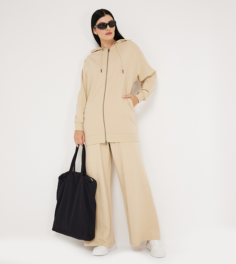 AERO Logo Embroidered Oversized Hoodie