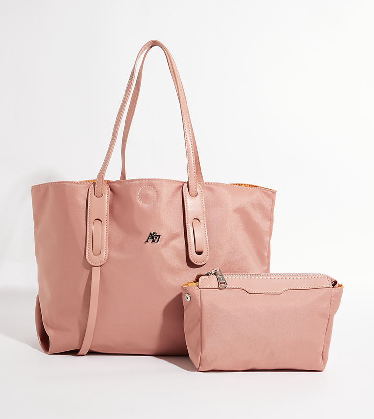 Aero Women's Textured Tote Bag Set