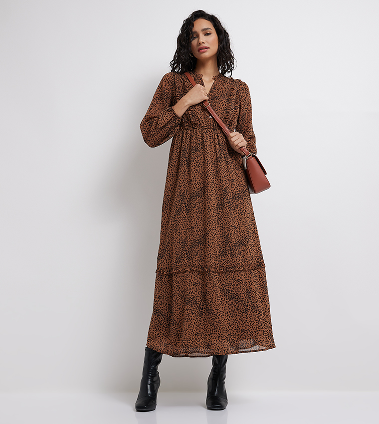 aeropostale brown dress Aeropostale Jumper Dress Rust Colored Size Small Women / Jr. - Adorable!