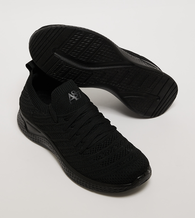 AERO MEN'S Knitted Lace Up Shoes