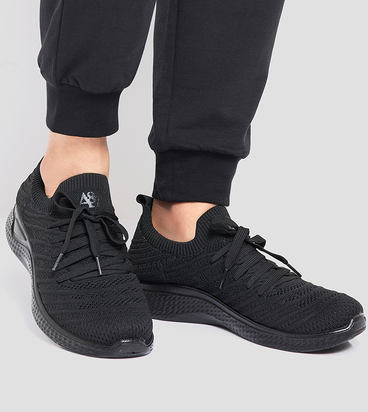 AERO MEN'S Knitted Lace Up Shoes
