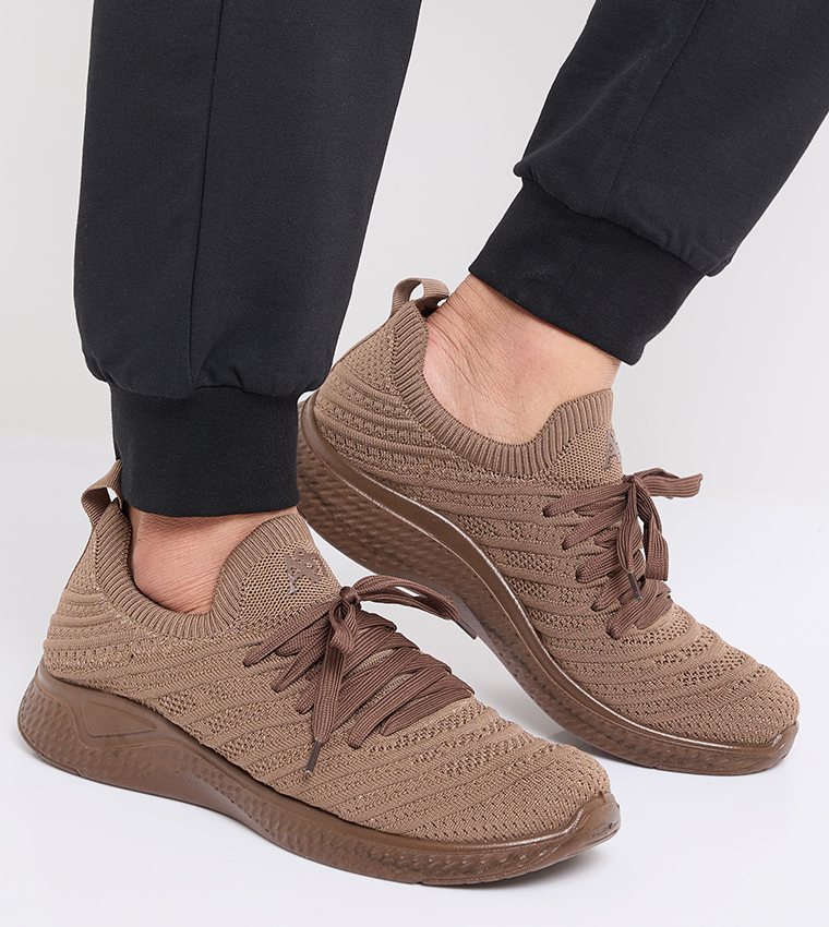 AERO MEN'S Knitted Lace Up Shoes