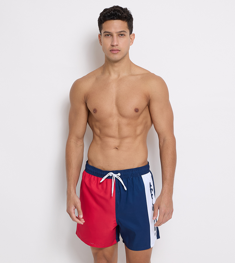 Aero Men's Color Block Swim Shorts