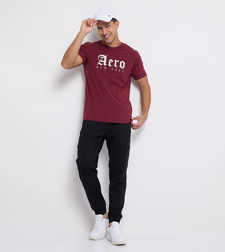 Aero Men's Logo Print Crew Neck T-Shirt
