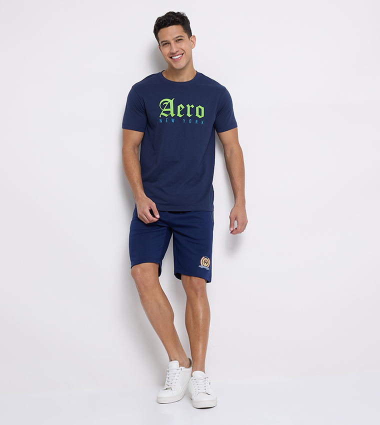 Aero Men's Logo Print Crew Neck T-Shirt