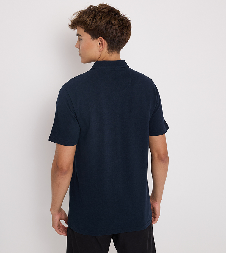 Aero Men's Logo Detail Short Sleeves Polo T-Shirt