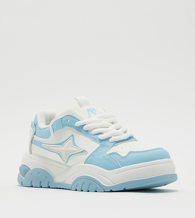 Aero Women's Color Block Chunky Sneakers
