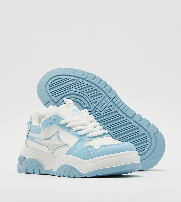 Aero Women's Color Block Chunky Sneakers