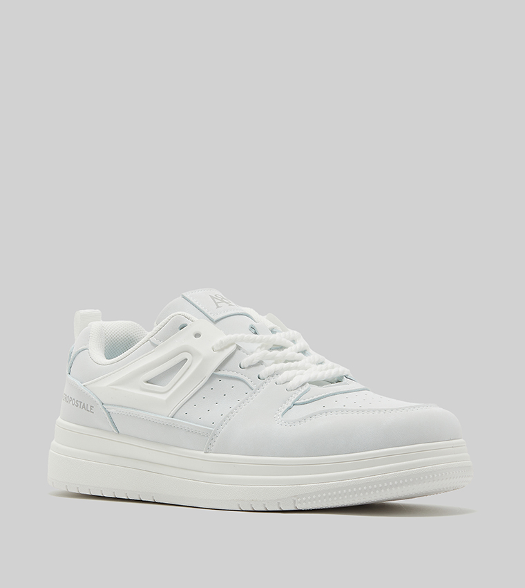 Buy Aeropostale Aero Men s Perforated Sneakers In White 6thStreet Kuwait