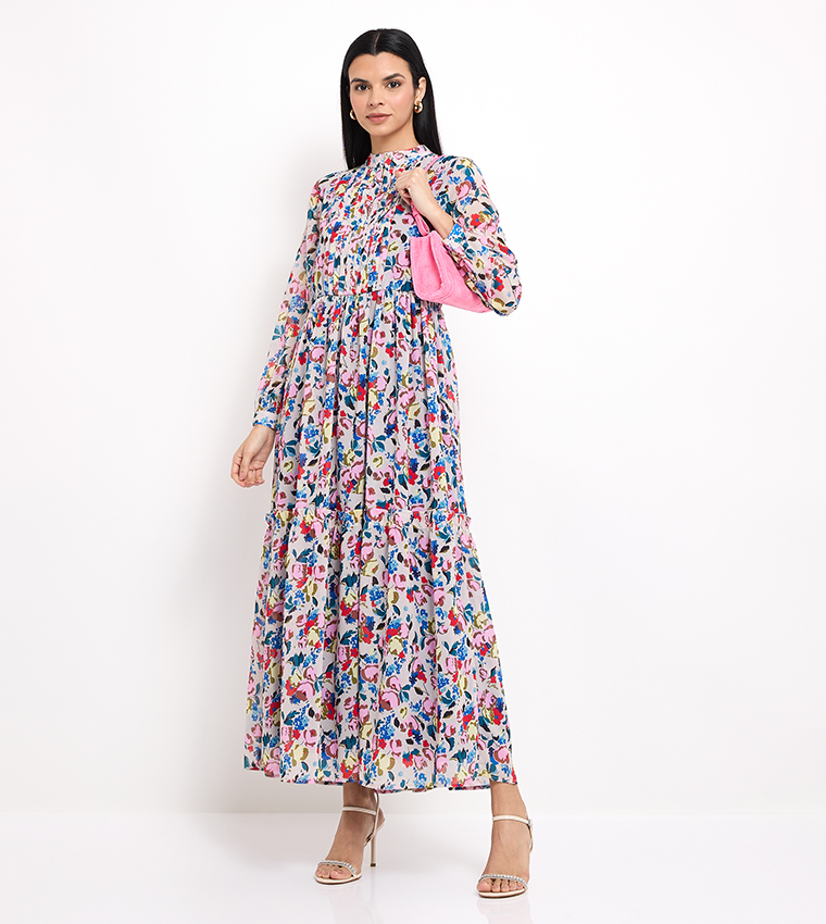 Aero Women's Printed Maxi Dress