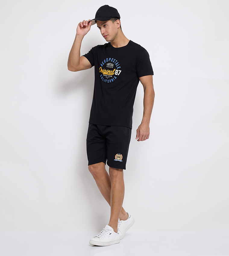 Aero Men's Logo Detail Knitted Shorts