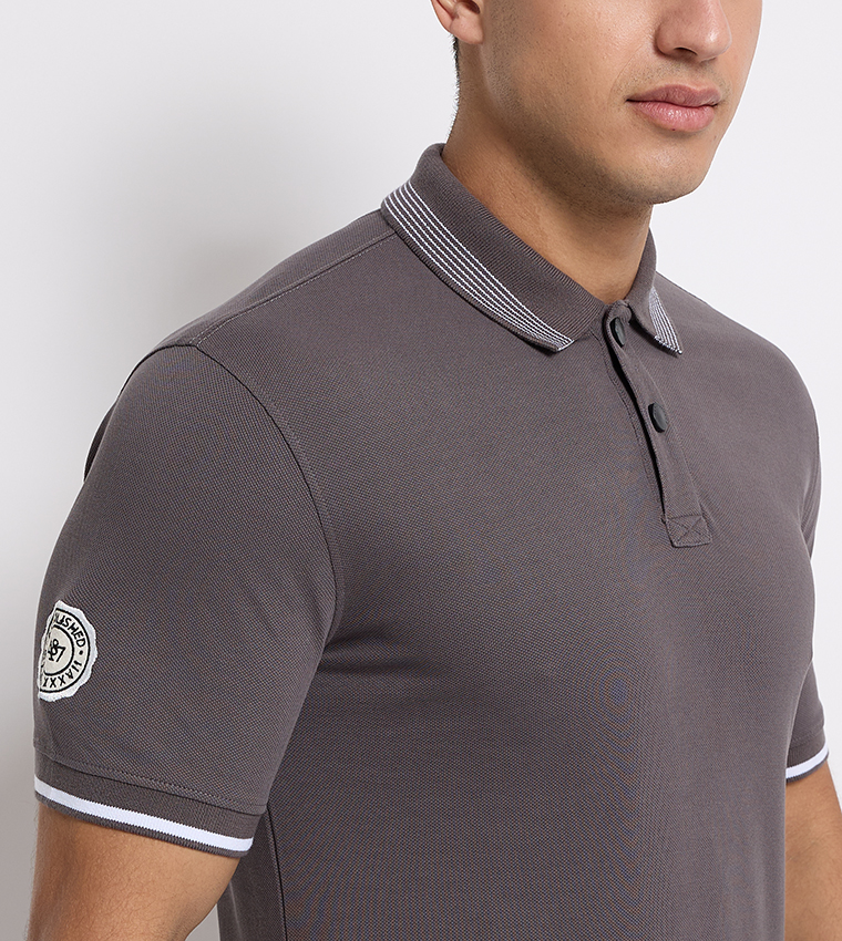 Aero Men's Logo Badge Polo T-Shirt