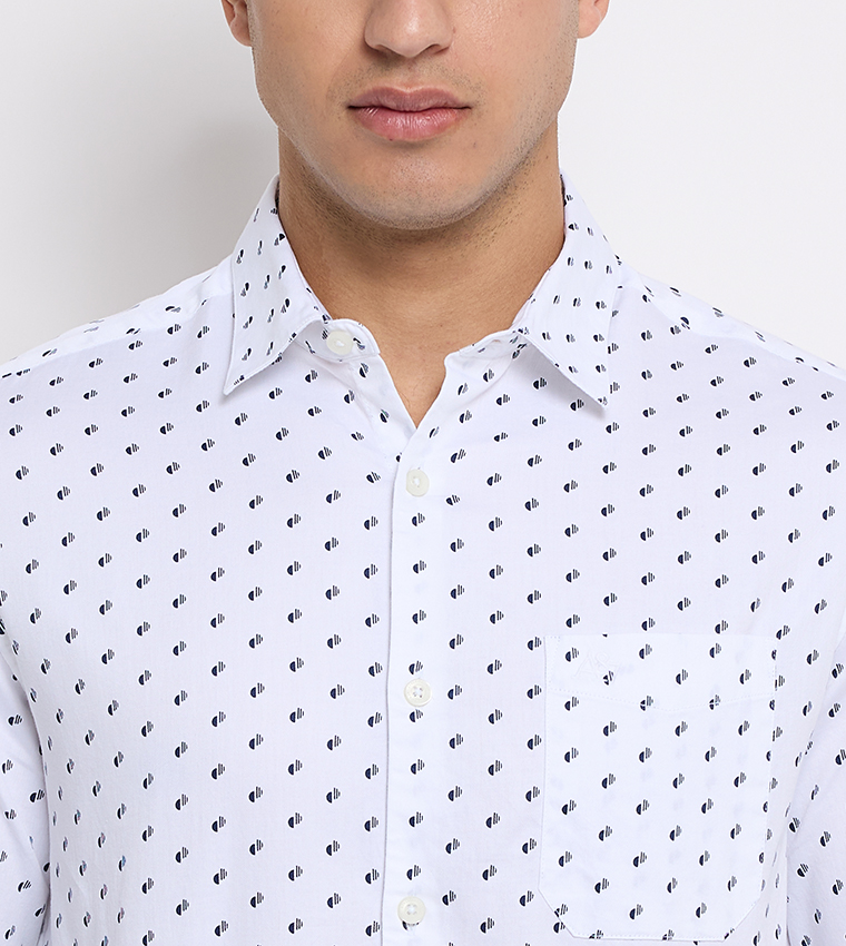 Aero Men's Printed Long Sleeves Shirt