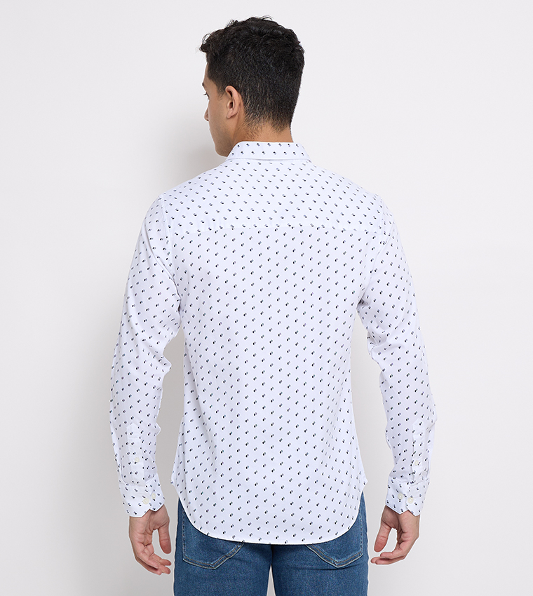 Aero Men's Printed Long Sleeves Shirt