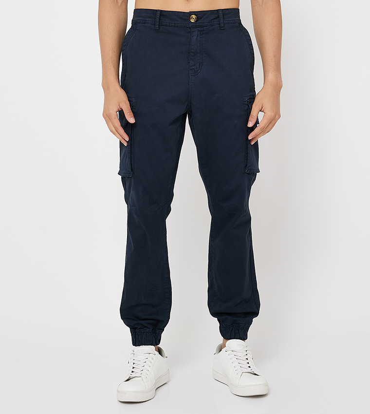 Mens navy cargo pants store