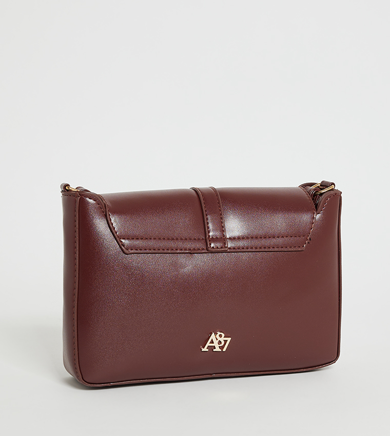 Aero Women's Buckle Closure Crossbody Bag