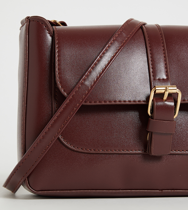 Aero Women's Buckle Closure Crossbody Bag