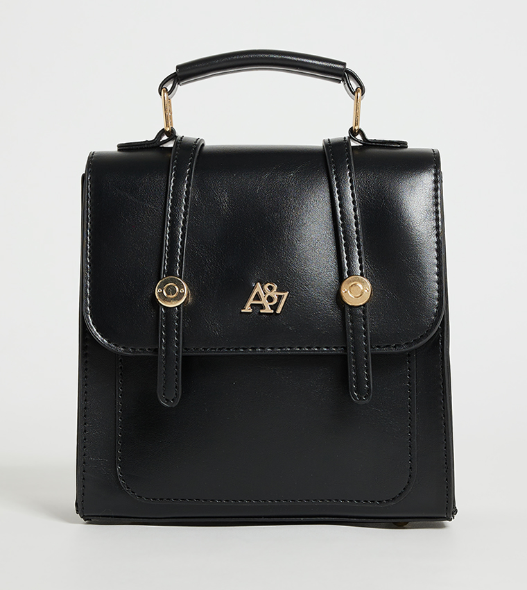 Aero Women's Logo Metal Top Handle Bag