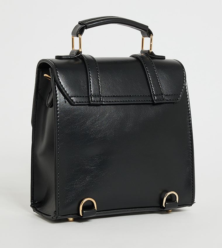 Aero Women's Logo Metal Top Handle Bag