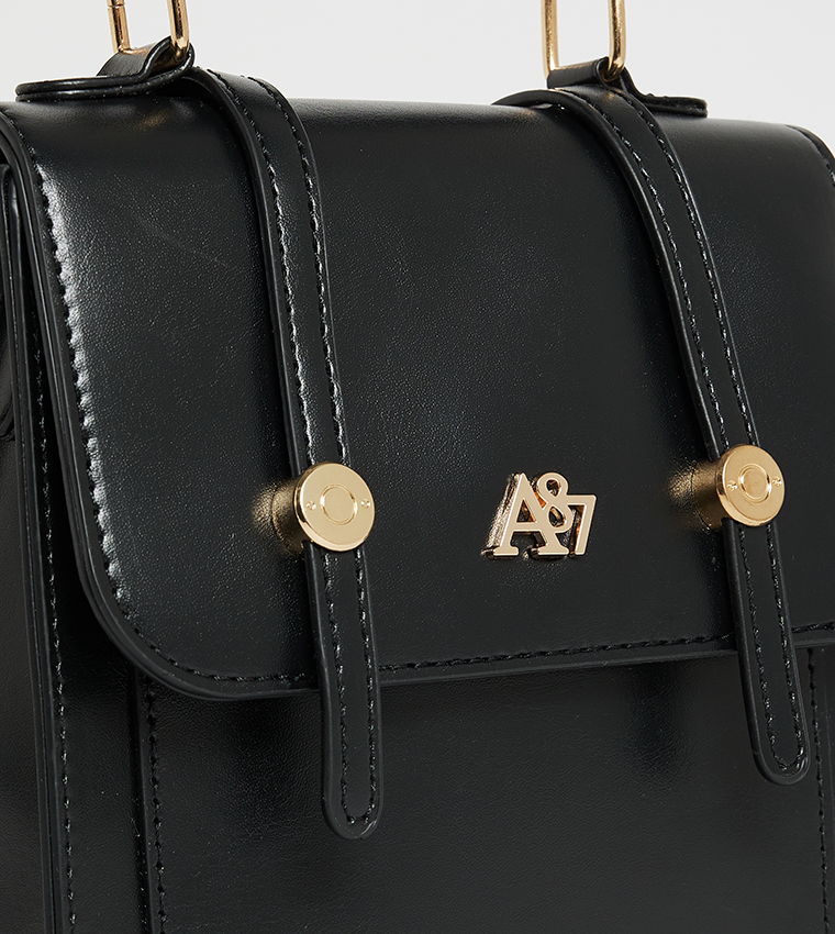 Aero Women's Logo Metal Top Handle Bag
