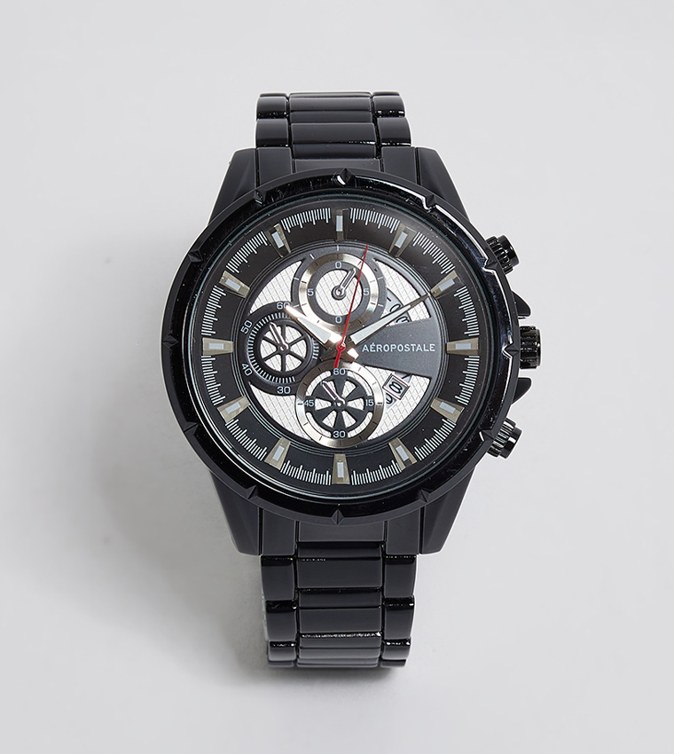 Buy Aeropostale Aero Guys Black Dial Analog Watch In Black 6thStreet Bahrain