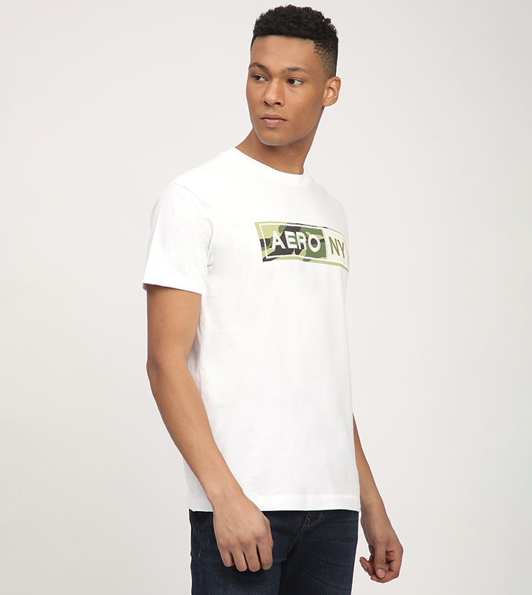 Aero Men's Logo Embroidered T-Shirt
