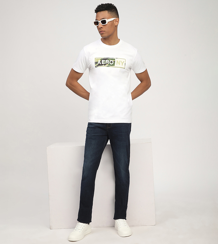 Aero Men's Logo Embroidered T-Shirt
