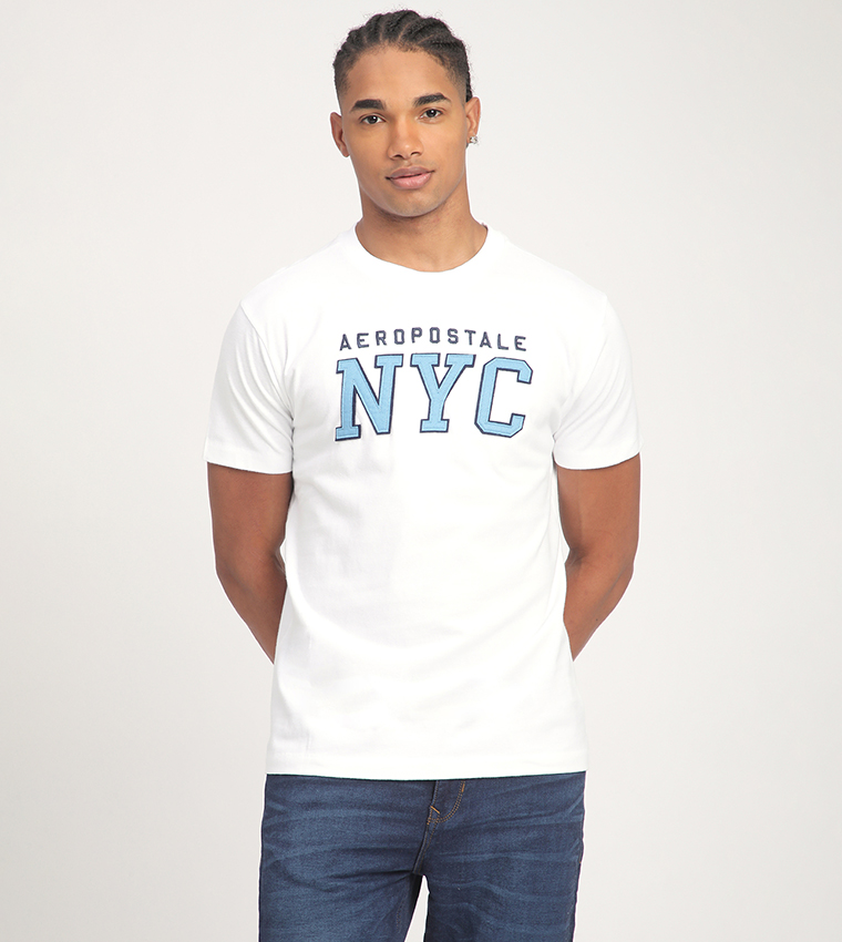 Aero Men's Logo Embroidered T-Shirt