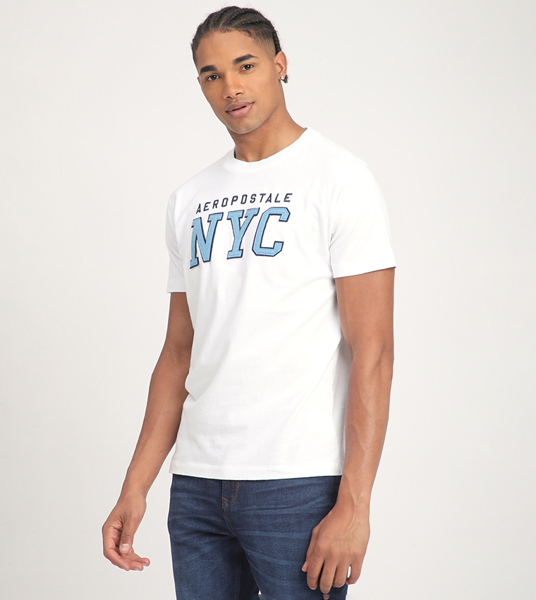 Aero Men's Logo Embroidered T-Shirt