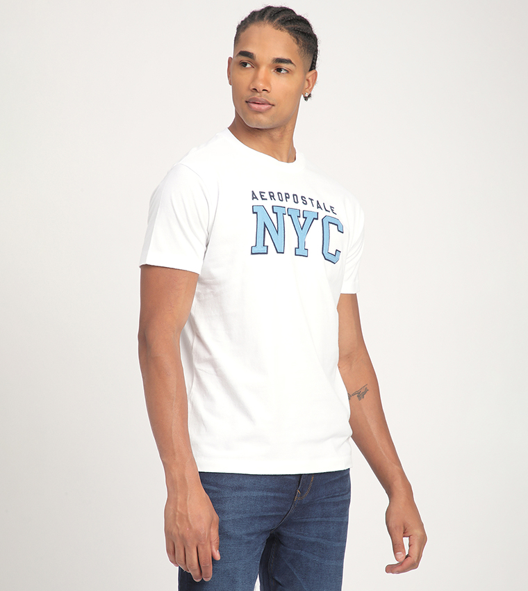 Aero Men's Logo Embroidered T-Shirt